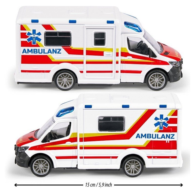 Greitosios medicinos pagalbos automobilis Mercedes Majorette kaina ir informacija | Žaislai berniukams | pigu.lt