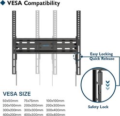 Bontec X Slim 10-27” kaina ir informacija | Televizorių laikikliai, tvirtinimai | pigu.lt