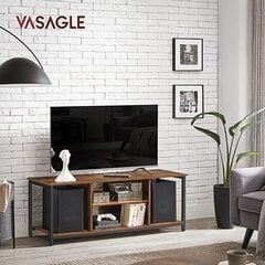 TV staliukas su atviromis lentynomis VASAGLE LTV060B01 kaina ir informacija | TV staliukai | pigu.lt