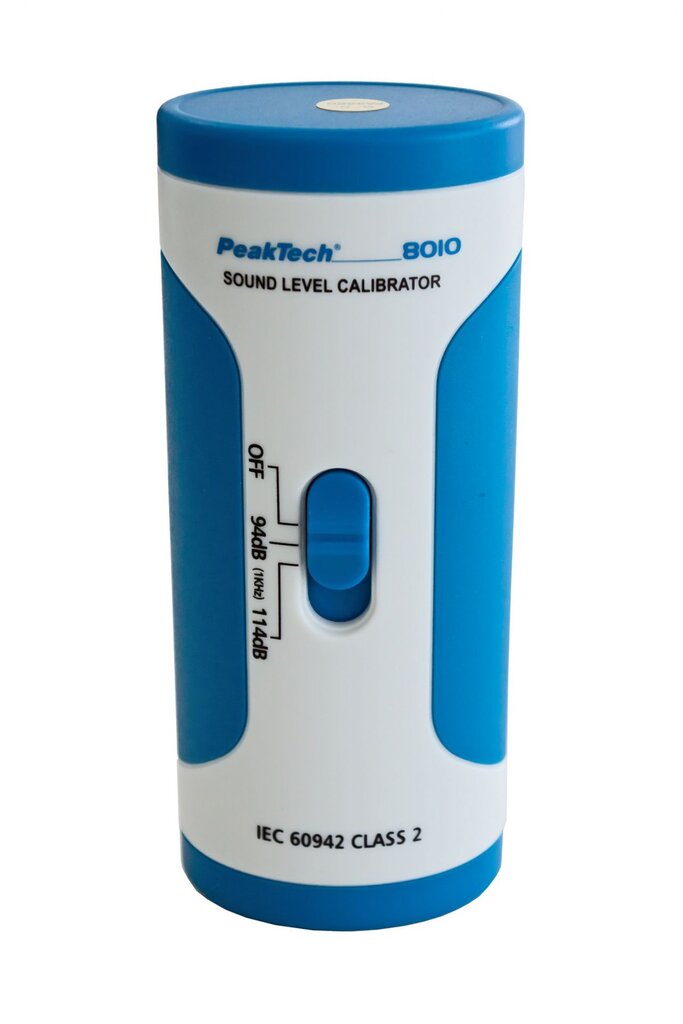 Garso lygio kalibratorius PeakTech® P 8010, 94 dB/114 dB цена и информация | Drėgmės, temperatūros, pH, ORP matuokliai | pigu.lt