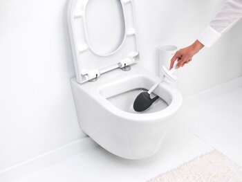 Tualeto šepetys su laikikliu, MindSet kaina ir informacija | Vonios kambario aksesuarai | pigu.lt