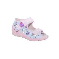 Тапочки для девочек, розовые и голубые, Oliwia, Zetpol цена и информация | Детские сандали | pigu.lt