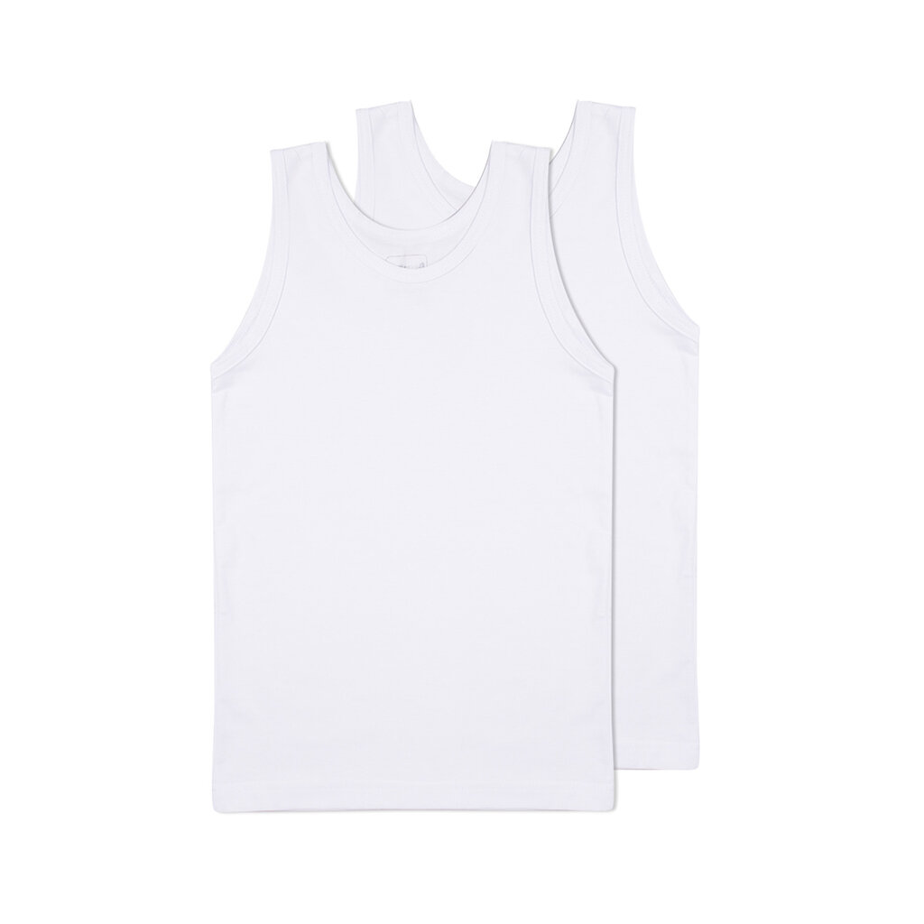Marškinėliai, 2 vnt., balti, Tup Tup цена и информация | Apatiniai drabužiai berniukams | pigu.lt