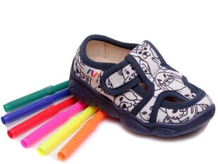 Тапочки для раскрашивания для мальчиков, собаки, Weestep цена и информация | Детские тапочки, домашняя обувь | pigu.lt