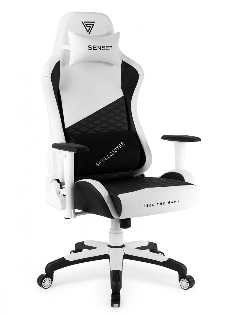 Žaidimų kėdė Sense7 Spellcaster Senshi Edition XL, balta kaina ir informacija | Biuro kėdės | pigu.lt