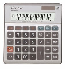 Калькулятор Vector VC-500 VII цена и информация | Kanceliarinės prekės | pigu.lt