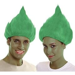 Парик My Other Me Trolls, зеленый (один размер) цена и информация | Карнавальные костюмы | pigu.lt