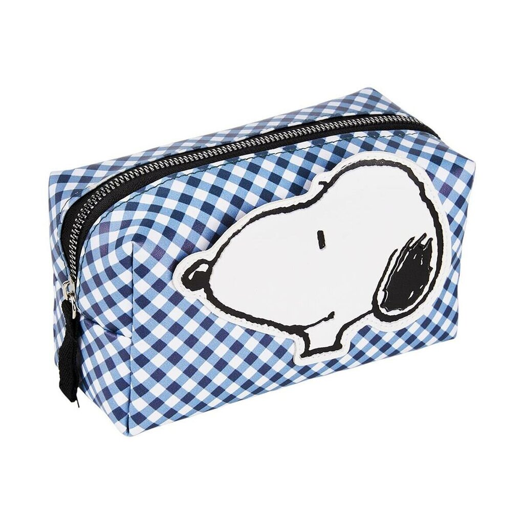 Vidutinė kelioninių reikmenų kosmetinė Snoopy, Mėlyna kaina ir informacija | Lagaminai, kelioniniai krepšiai | pigu.lt
