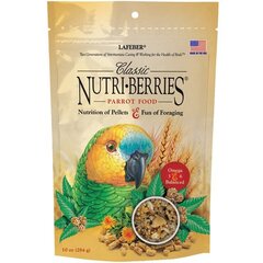 Корм для различных попугаев Lafeber's Nutri-Berries Classic, 284 г цена и информация | Корм для птиц | pigu.lt