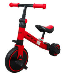 Балансировочный велосипед-трехколесный велосипед P8, 4in1, красный цена и информация | Трехколесные велосипеды | pigu.lt