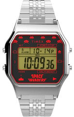 Timex T80 x Space Invaders 34 мм Часы-браслет из нержавеющей стали TW2V30000 цена и информация | Мужские часы | pigu.lt