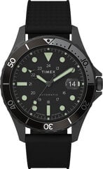 Timex Navi XL Automatic 41mm Часы с ремешком из синтетического каучука TW2U99900 цена и информация | Мужские часы | pigu.lt