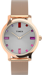 Timex Transcend™ 31mm Часы с сетчатым ремешком из нержавеющей стали TW2U87000 цена и информация | Женские часы | pigu.lt