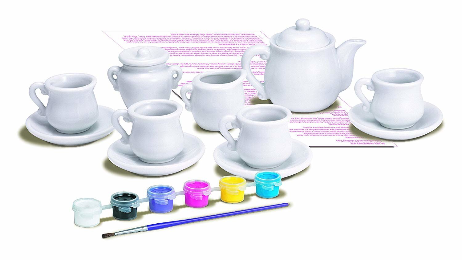Kūrybinis rinkinys "Papuošk arbatos servizą" цена и информация | Lavinamieji žaislai | pigu.lt
