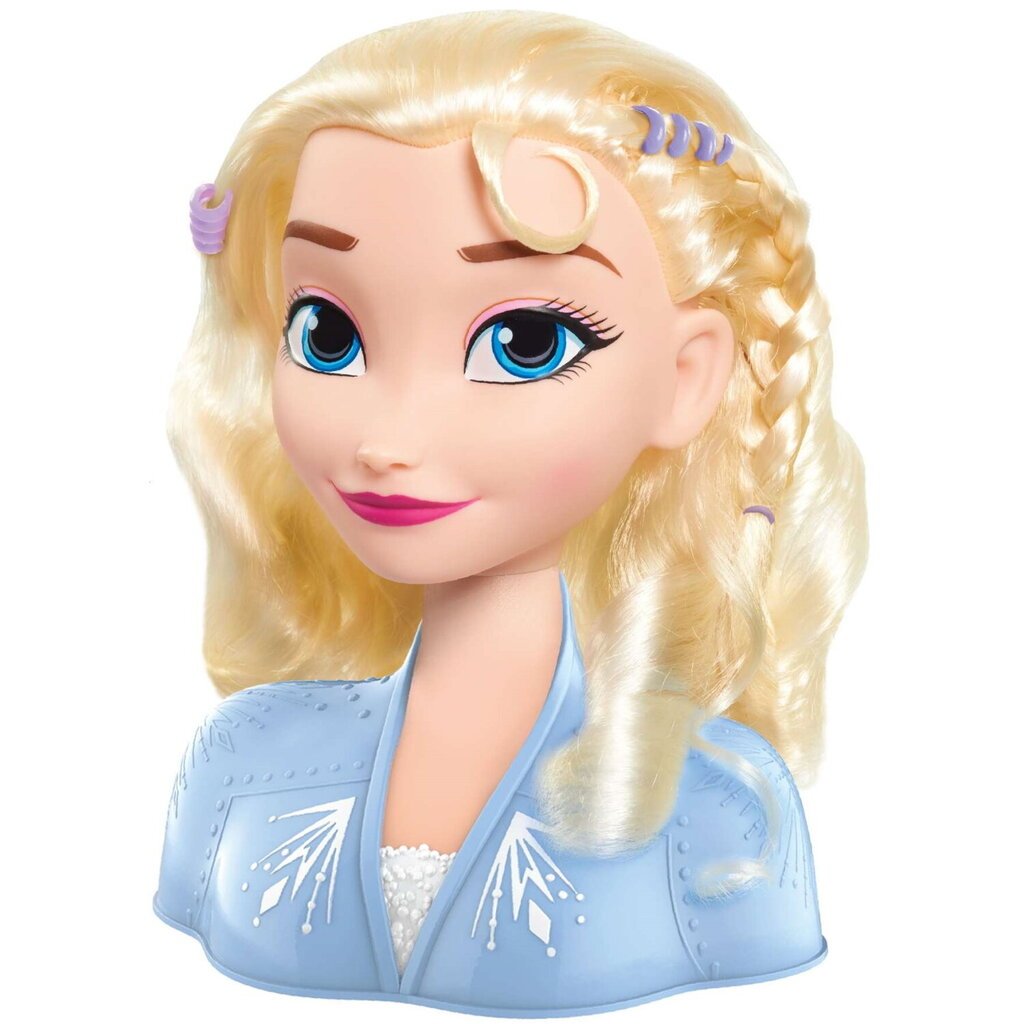 Rinkinys Frozen Elsa Styling galva su aksesuarias kaina ir informacija | Žaislai mergaitėms | pigu.lt