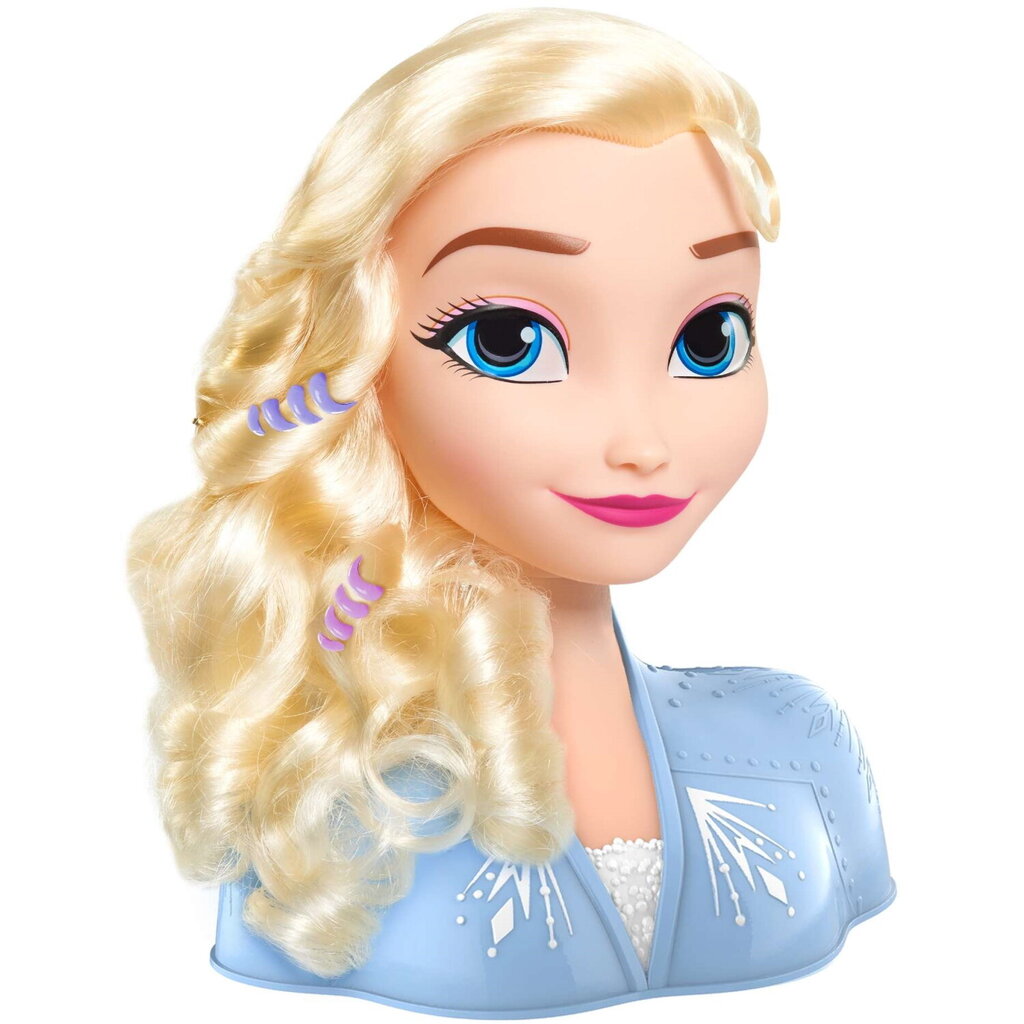 Rinkinys Frozen Elsa Styling galva su aksesuarias kaina ir informacija | Žaislai mergaitėms | pigu.lt