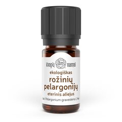 Pelargonijų eterinis aliejus burboniškų, Kongas, Pelargonium graveolens, 5 ml цена и информация | Эфирные, косметические масла, гидролаты | pigu.lt