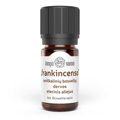 Frankincenso, bosvelijų eterinis aliejus Boswellia carteri, smilkalinė bosvelija, Somalis, 5 ml цена и информация | Эфирные, косметические масла, гидролаты | pigu.lt