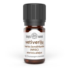 Vetiverijų eterinis aliejus Haitis, 3 ml цена и информация | Эфирные, косметические масла, гидролаты | pigu.lt