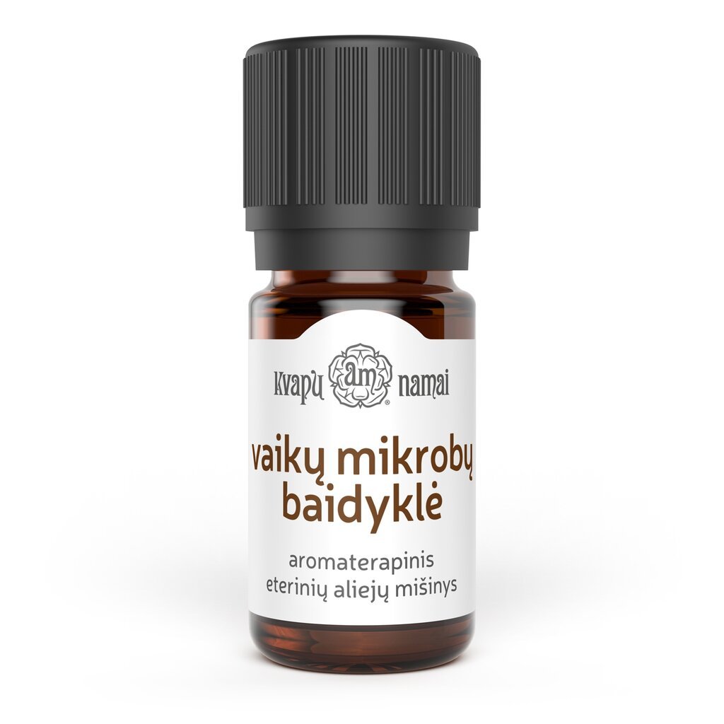 Vaikų mikrobų baidyklė aromaterapinis eterinių aliejų mišinys eterinių aliejų mišinys, grynas, 5 ml kaina ir informacija | Eteriniai, kosmetiniai aliejai, hidrolatai | pigu.lt