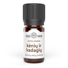 Kėnių ir kadagių pirties duetas 100 % grynų eterinių aliejų mišinys, 5 ml цена и информация | Эфирные, косметические масла, гидролаты | pigu.lt