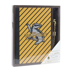 Užrašų knygutė Harry Potter Hufflepuff, su rašikliu kaina ir informacija | Kanceliarinės prekės | pigu.lt