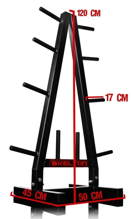 Stovas svorio diskams HS6 Kelton HEAVY, 27 mm kaina ir informacija | Svoriai, svarmenys, štangos | pigu.lt