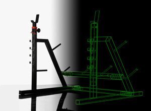 Stovas svarmeniui HS9 Kelton HEAVY, 25 mm цена и информация | Svoriai, svarmenys, štangos | pigu.lt