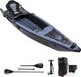 Pripučiama baidarė / SUP Story Hunter Hybrid Black 384cm kaina ir informacija | Valtys ir baidarės | pigu.lt