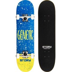 Riedlentė Skateboard Story Genetic Blue, 76.20cm цена и информация | Скейтборды | pigu.lt