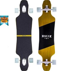 Riedlentė Longboard NKX Fearless, 100cm, geltona цена и информация | Скейтборды | pigu.lt