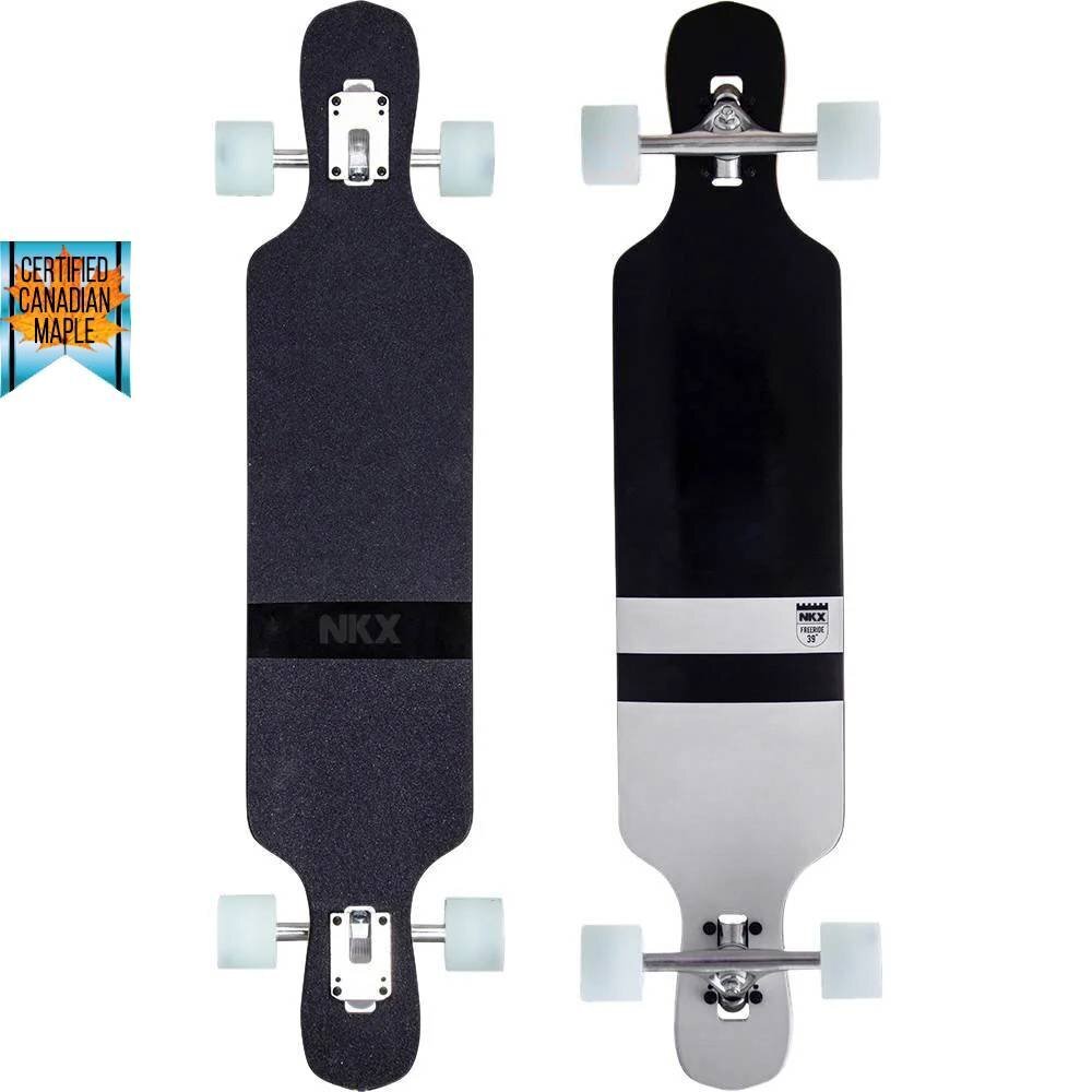 Riedlentė Longboard NKX Canadiens, 98cm, juoda kaina ir informacija | Riedlentės | pigu.lt