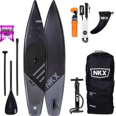 Irklentė Sup NKX Flash Black 12'6, M цена и информация | SUP доски, водные лыжи, водные аттракционы | pigu.lt