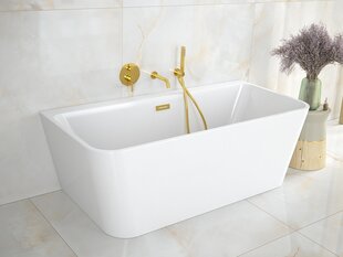 Ванна Besco Varya 150, с золотистой крышкой сифона цена и информация | Для ванны | pigu.lt