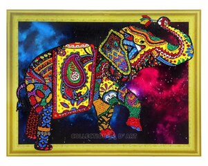 Алмазная мозаика 30x40 cm.  "Star elephant" цена и информация | Алмазная мозаика | pigu.lt