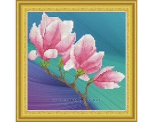 Алмазная мозаика 30x30 cm.  "Magnolia" цена и информация | Алмазная мозаика | pigu.lt
