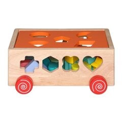 Деревянный сортер Tooky Toy цена и информация | Игрушки для малышей | pigu.lt