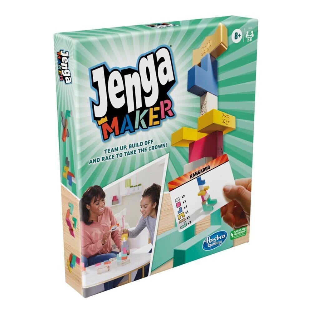 Stalo žaidimas Hasbro Gaming Jenga Maker kaina ir informacija | Stalo žaidimai, galvosūkiai | pigu.lt