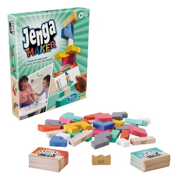 Stalo žaidimas Hasbro Gaming Jenga Maker kaina ir informacija | Stalo žaidimai, galvosūkiai | pigu.lt