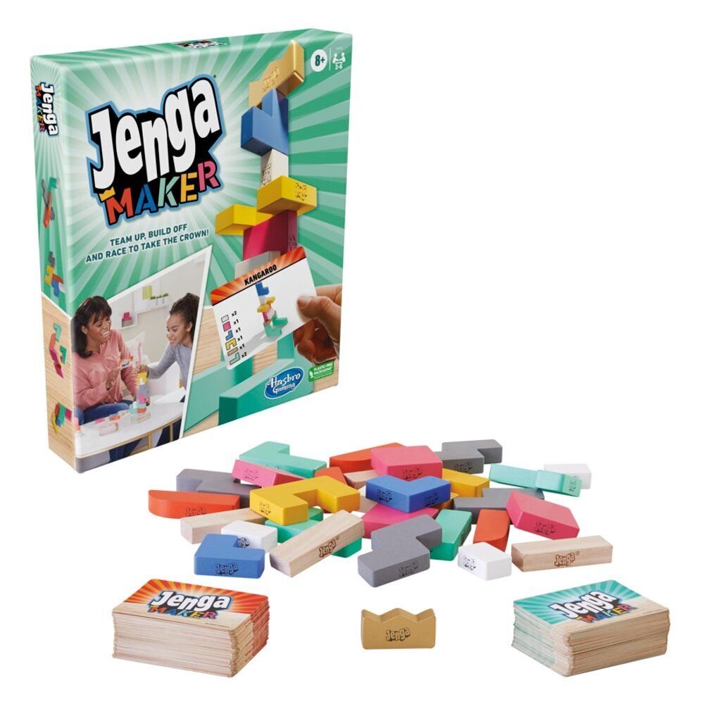 Stalo žaidimas Hasbro Gaming Jenga Maker kaina ir informacija | Stalo žaidimai, galvosūkiai | pigu.lt