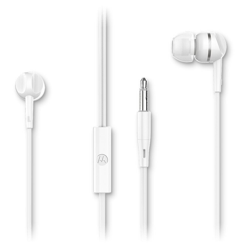 Motorola Earbuds 105 White kaina ir informacija | Ausinės | pigu.lt