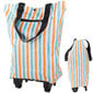 Sulankstomas pirkinių vežimėlio pirkinių krepšys su ratukais цена и информация | Pirkinių krepšiai | pigu.lt