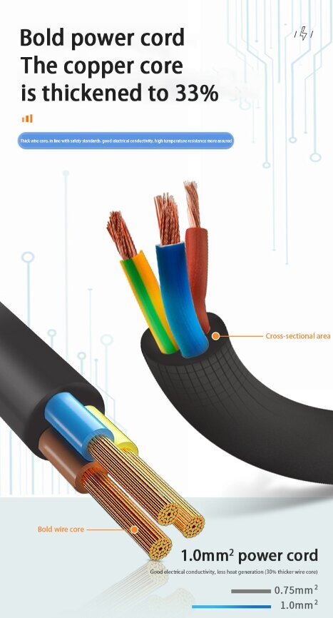 Ilgiklis - pakrovėjas USB 2 m kaina ir informacija | Prailgintuvai | pigu.lt