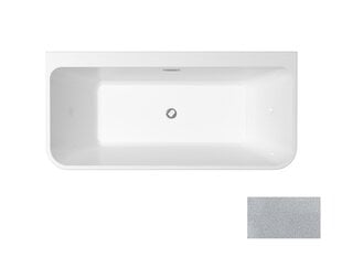Besco Varya Glam 170 Silver, с белой крышкой для сифона цена и информация | Для ванны | pigu.lt