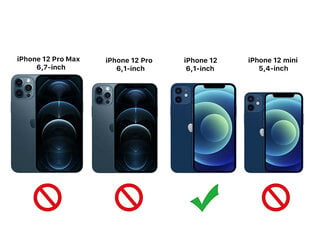 Crystal Clear Glass Case with black metal camera protection skirtas Apple iPhone 12 kaina ir informacija | Telefono dėklai | pigu.lt