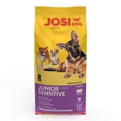 JOSERA JosiDog Junior Sensitive, 15 кг цена и информация |  Сухой корм для собак | pigu.lt