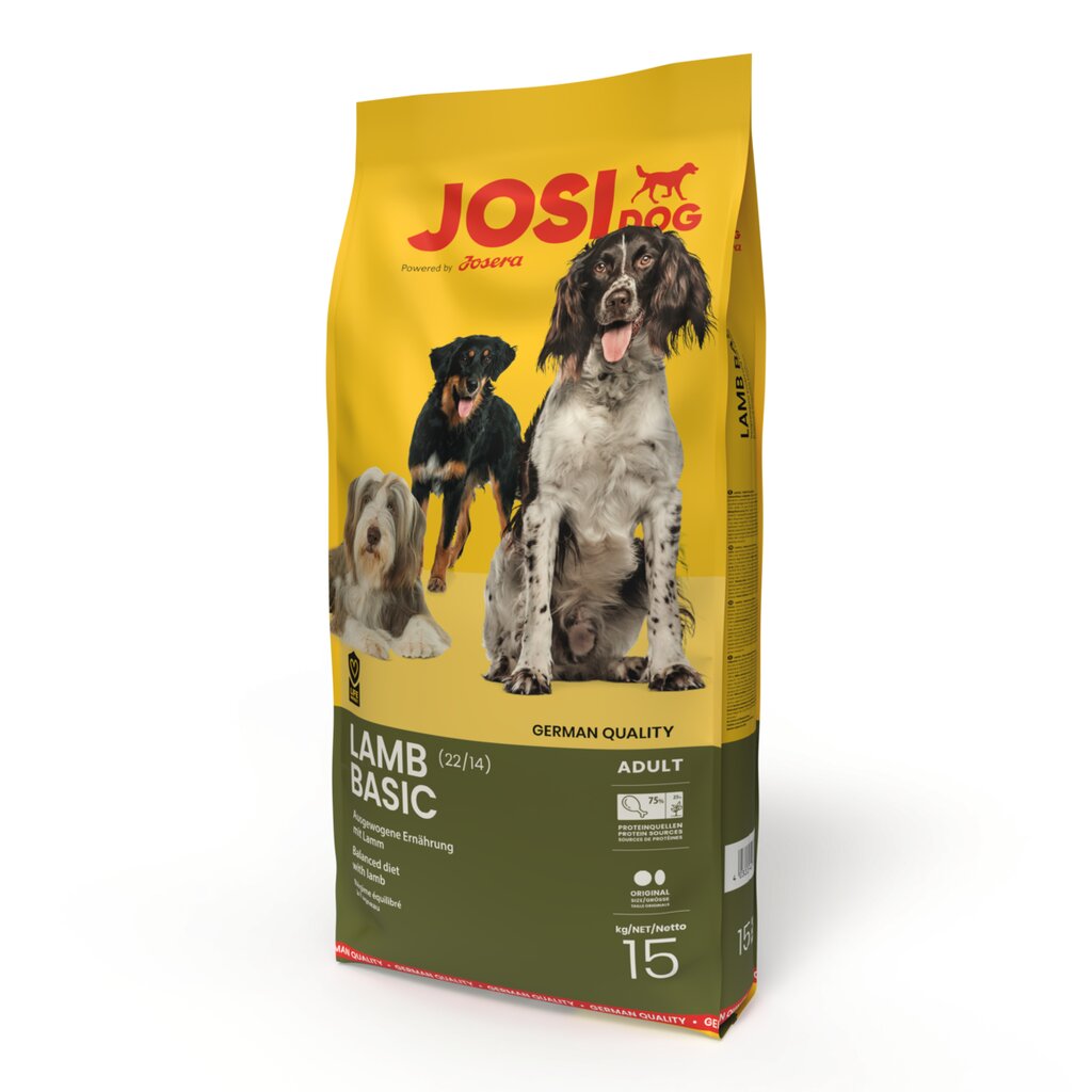 Josera Josidog Lamb Basic 15kg šunims kaina ir informacija | Sausas maistas šunims | pigu.lt