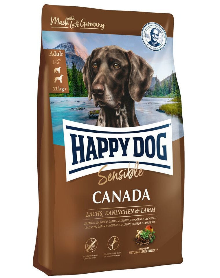 Happy Dog Supreme Canada jautriems visų veislių šunims, 11kg цена и информация | Sausas maistas šunims | pigu.lt