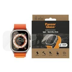 PanzerGlass Ultra-Wide Fit Apple Watch Ultra 49mm Screen Protection Platinium Strength 3680 цена и информация | Аксессуары для смарт-часов и браслетов | pigu.lt