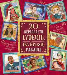 20 nepaprastų lyderių, įkvėpusių pasaulį цена и информация | Книги для детей | pigu.lt